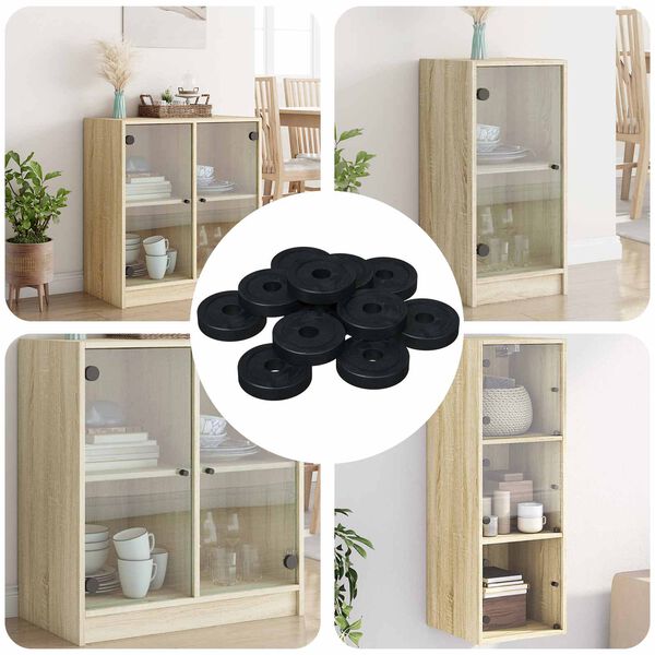 vidaXL adecuado para arandelas planas 36000 pcs Negro &empty;15 x 3 mm