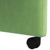vidaXL Sillas de Comedor con Ruedas 2 pcs Verde claro 58 x 65 x 98 cm