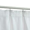 vidaXL Cortinas opacas con ganchos 2 piezas blanco crudo 140x175 cm