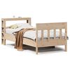 vidaXL Estructura de cama sin colchón madera maciza de pino 90x200 cm