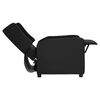 vidaXL Sill&oacute;n elevable tela negro