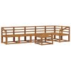 vidaXL Conjunto de sof&aacute;s de exterior 7 pcs Natural