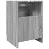 vidaXL Armario de lavabo madera de ingenier&iacute;a gris Sonoma 40x37x59 cm