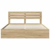 vidaXL Estructura de cama Sonoma 180 x 200 cm Madera de pino macizo