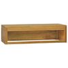 vidaXL Armario de ba&ntilde;o de pared madera maciza de teca 110x45x30 cm