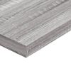 vidaXL Estantes pared 4 uds madera ingenier&iacute;a gris Sonoma 60x10x1,5 cm