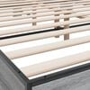 vidaXL Estructura cama madera ingenier&iacute;a metal gris Sonoma 150x200 cm