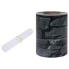 vidaXL Tira de privacidad de PVC, 35 x 0,19 m, aspecto piedra, gris.
