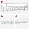 vidaXL Conjunto de sof&aacute;s de exterior 6 pcs Gris Natural y Claro