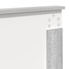 vidaXL Estructura de cama con cabecera Gris Sonoma 160 x 200 cm