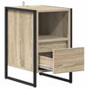 vidaXL Mesa de Noche Sonoma 39,5 x 30 x 50 cm Madera contrachapada