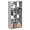 vidaXL Librer&iacute;a divisor madera ingenier&iacute;a gris Sonoma 69,5x29x137,5 cm