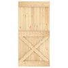 vidaXL Puerta NARVIK madera maciza pino 100x210 cm