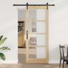 vidaXL Puerta Corredera ORKDAL Natural 83 x 211 cm