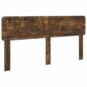 vidaXL Cabecero Roble ahumado Madera contrachapada