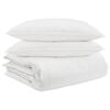 vidaXL Juego de Edred&oacute;n con almohada 3 pcs Pluma de pato