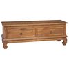 vidaXL Soporte de TV Natural 110 x 35 x 40 cm Madera de teca maciza