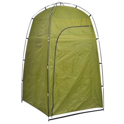 vidaXL Inodoro portátil para camping con tienda 10+10 L