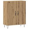vidaXL Aparador de madera de ingenier&iacute;a roble artisan 69,5x34x90 cm