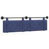 vidaXL Cabecera Colgante Azul Polic&iacute;a 190 x 55 x 5 cm Terciopelo