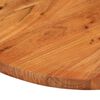 vidaXL Tablero de mesa ovalado madera maciza de acacia 120x50x3,8 cm