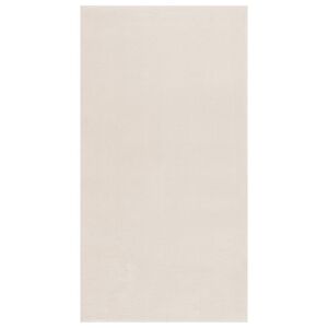 vidaXL Alfombra de pelo largo color crema y blanco, 120 x 183 cm, poli&eacute;ster