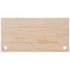 vidaXL Tablero de escritorio madera maciza de pino blanco 80x40x2,5 cm