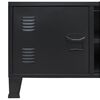 vidaXL Mueble para TV metal estilo industrial negro 120x35x48 cm