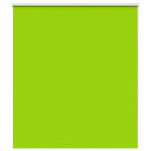 vidaXL Estor Enrollable Opaco hojas verde 125x150cm Tela Ancho 121,6cm
