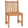 vidaXL Juego de comedor para jardín 3 pzas madera maciza de teca