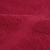 vidaXL Juego de toallas premium SOLUND 8 unidades rojo 600 gsm