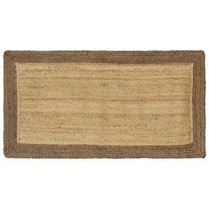 vidaXL Alfombras de &aacute;rea Gris 60 x 110 cm yute