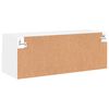 vidaXL Mueble de pared para TV madera de ingeniería blanco 80x30x30 cm