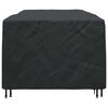vidaXL Funda para muebles Liso Negro 300 x 110 x 70 cm 210D