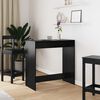 vidaXL Mesa de Bar Roble Negro 102 x 50 x 103,5 cm