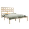 vidaXL Estructura de cama madera maciza 120x190 cm