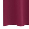 vidaXL Cortinas Opacas con Anillas 2 pcs Rojo vino 245 x 140 cm