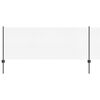 vidaXL Valla con Poste Gris 0,8 x 50 m Acero y PVC