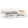 vidaXL Sof&aacute; cama con cajones madera maciza de pino 80x200 cm
