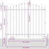 vidaXL Valla de Jard&iacute;n 4 pcs 170 x 190 cm
