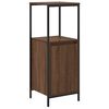 vidaXL Juego de muebles de ba&ntilde;o con caj&oacute;n 3 pcs Roble Marr&oacute;n