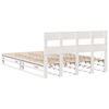 vidaXL Estructura de cama sin colch&oacute;n madera de pino blanca 120x200 cm