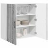 vidaXL Mueble de Cocina Kalmar Gris Sonoma 80 x 31 x 80 cm