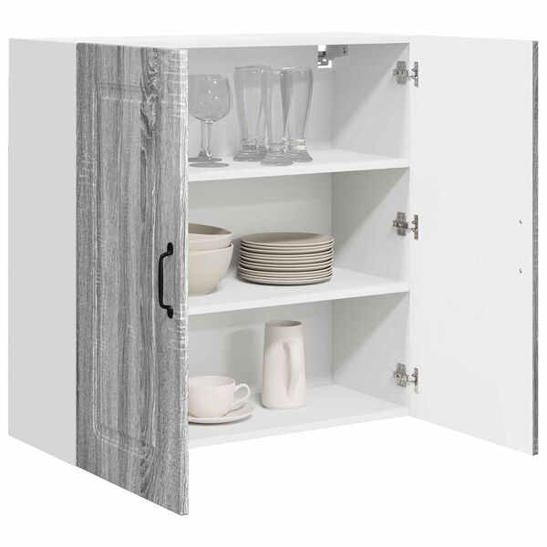 vidaXL Mueble de Cocina Kalmar Gris Sonoma 80 x 31 x 80 cm