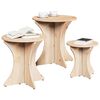 vidaXL Mesa de Café 3 pcs Natural