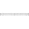 vidaXL Cerca de alambre de acero galvanizado gris antracita 2x25 m