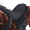 vidaXL Caballo de peluche de pie marr&oacute;n oscuro XXL