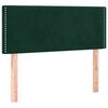 vidaXL Cama box spring con colch&oacute;n terciopelo verde oscuro 80x200 cm