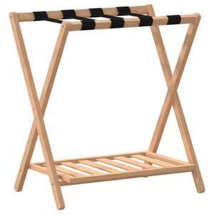 vidaXL Soporte para maletas bamb&uacute; 68x38x58 cm