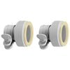 Intex Adaptadores B 2 uds para mangueras 32 mm a 38 mm